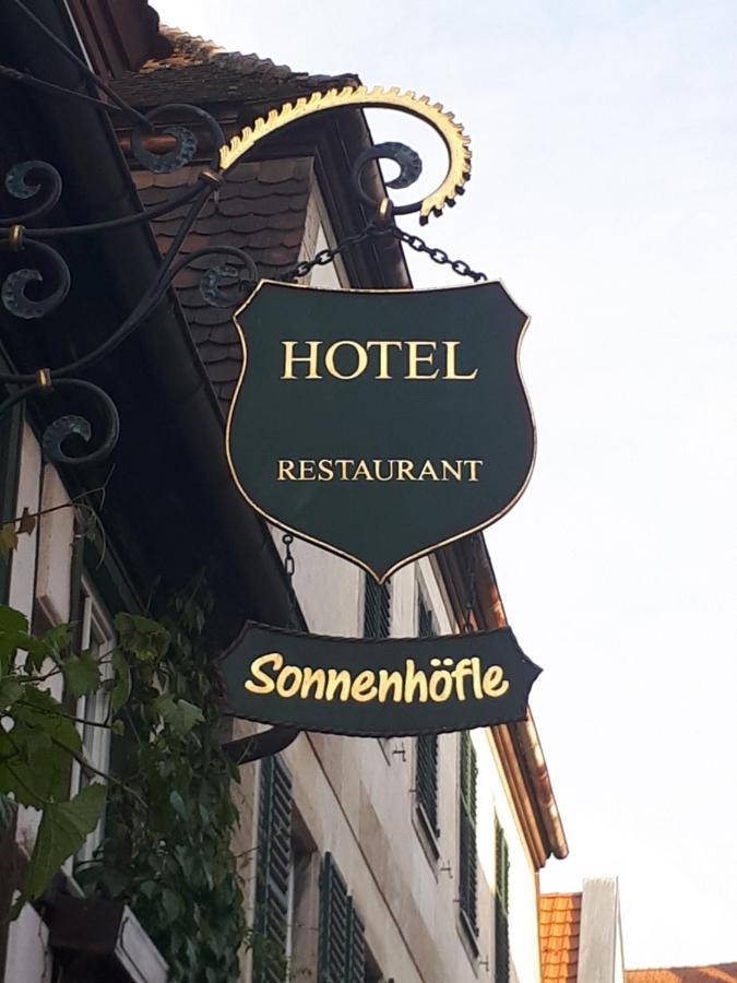 Hotel&Restaurant Sonnenhöfle Sommerhausen Exterior foto